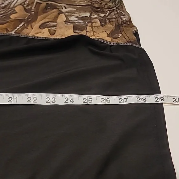 Rocky Microfiber Half Turtle Neck Pullover Shirt Black Brown XL - Picture 10 of 10